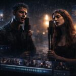 יצירת קליפ מוזיקלי באמצעות Runway ML ו-Freebeat בסצנה קולנועית עם זמר וזמרת בגשם