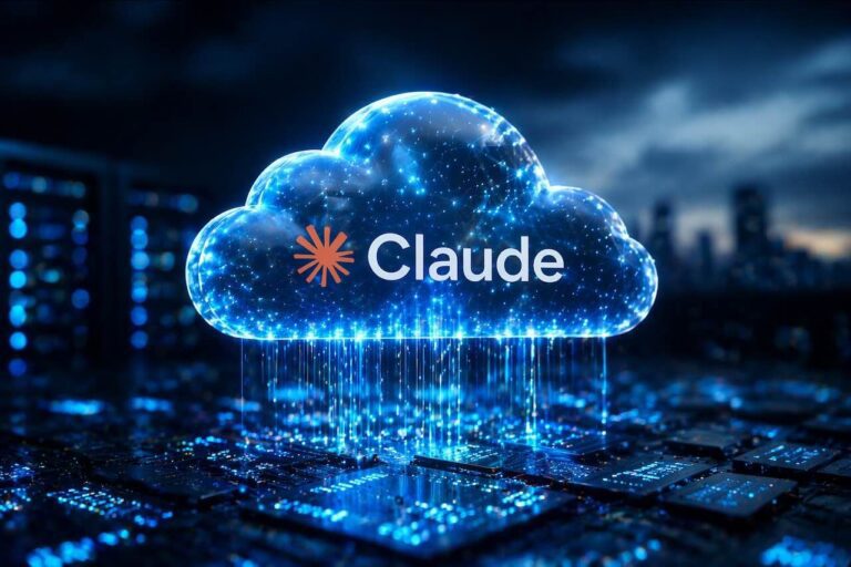 מודל Claude AI של Anthropic בשנת 2026 עם ענן דיגיטלי וטכנולוגיית בינה מלאכותית מתקדמת